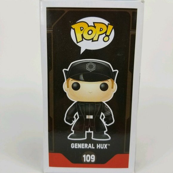 Funko Pop Star Wars General Hux 109 Vinyl Bobble Head Figure Disney Toy New - Picture 3 of 12